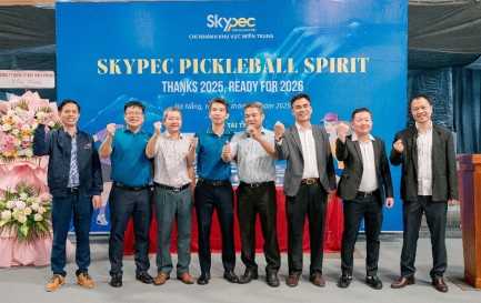 “SKYPEC PICKLEBALL SPIRIT” – LỜI TRI ÂN KHÁCH HÀNG VÀ ĐỐI TÁC CỦA CHI NHÁNH SKYPEC KHU VỰC MIỀN TRUNG, SẴN SÀNG CHO HÀNH TRÌNH 2026